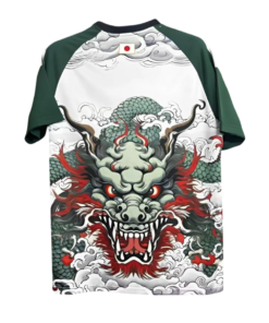 Alternative view of 2024-2025 Japan x Y3 Green White Dragon - Special Edition kit