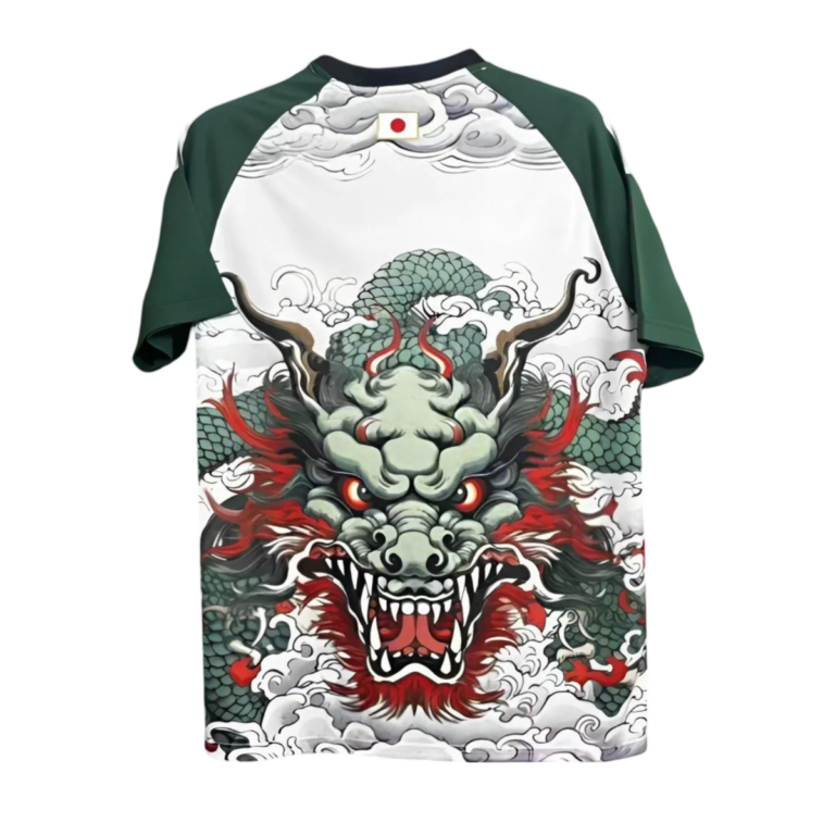 Alternative view of 2024-2025 Japan x Y3 Green White Dragon - Special Edition kit