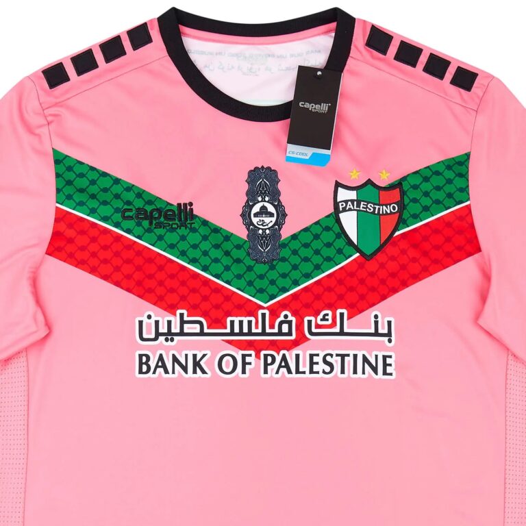Alternative view of FC Palestino 22/23 Palestine Jersey pink
