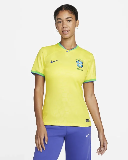 Brazil 2022/23 Women’s Home Shirt - Image 3