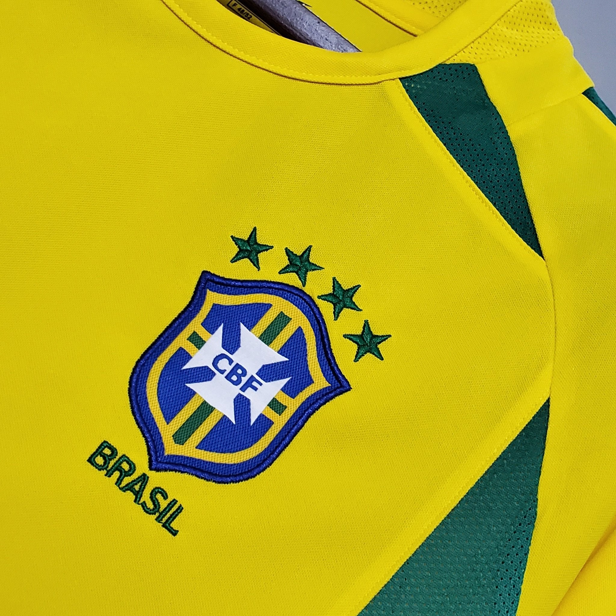 2002 Brazil home retro kit - Image 3