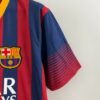 Barcelona 2013–14 shirt fabric and trim detail