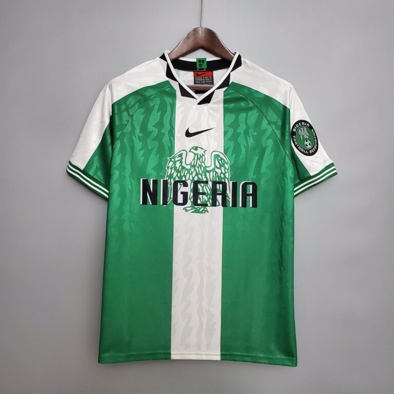 Alternative view of 1996 Nigeria Home retro kit