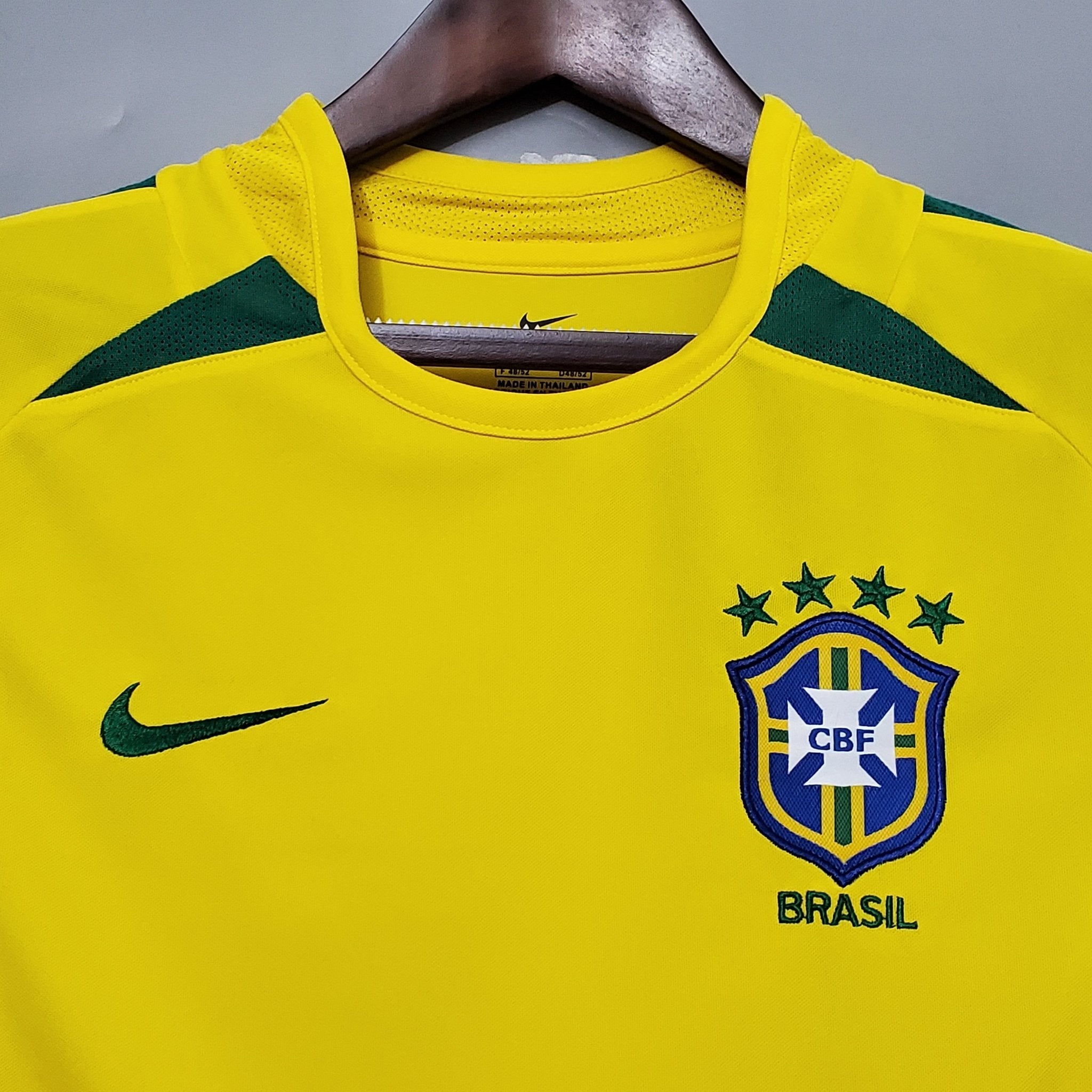 2002 Brazil home retro kit - Image 6