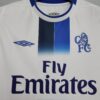 Chelsea 2003–05 Away shirt fabric and trim detail