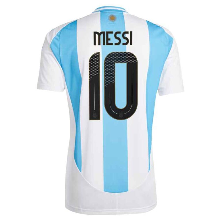 Alternative view of Argentina #10 Lionel Messi 2024 Men’s Home Shirt