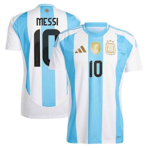 Argentina #10 Lionel Messi 2024 Men’s Home Shirt - Image 5