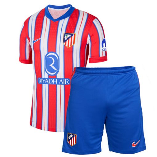 Atlético Madrid 2024/25 Infant Home Shirt & Shorts Set