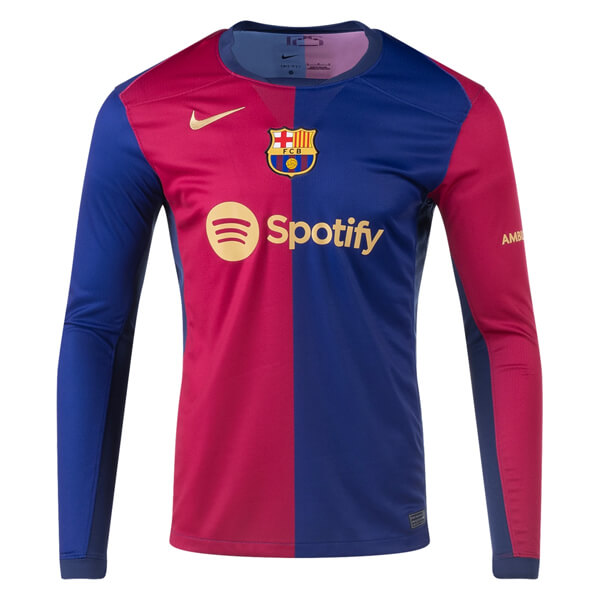 Barcelona Home Long Sleeve Shirt 24/25