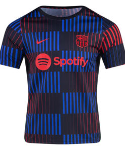 Barcelona Pre Match Training Top – Black/Blue