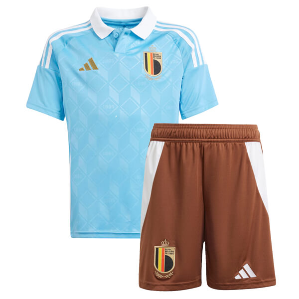Adidas Belgium 2024/25 Infant Away Shirt & Shorts Set - Image 2