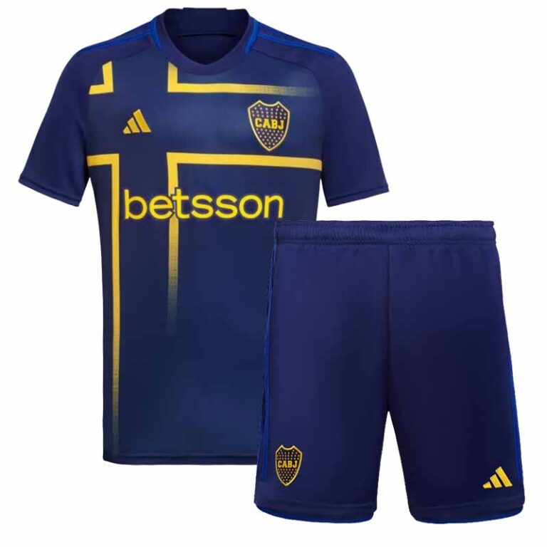 Alternative view of Boca Juniors 2024/25 Infant Third Shirt & Shorts Set