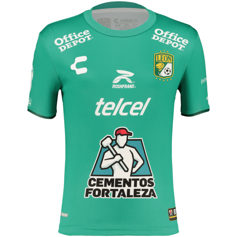 Alternative view of Charly Club Leon 2023/24 Youth Home Shirt
