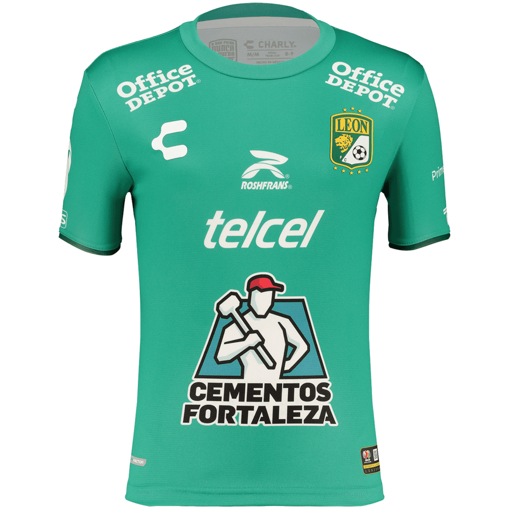 Charly Club Leon 2023/24 Youth Home Shirt - Image 2