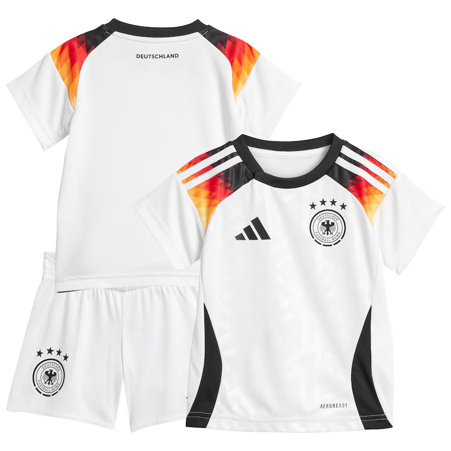 Adidas Germany 2024 Infant Home Shirt & Shorts Set - Image 6