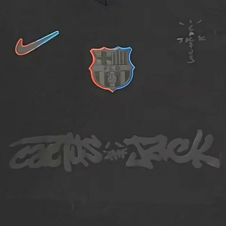 Alternative view of Limited Edition FC Barcelona x Travis Scott 24/25 Youth Away Jersey