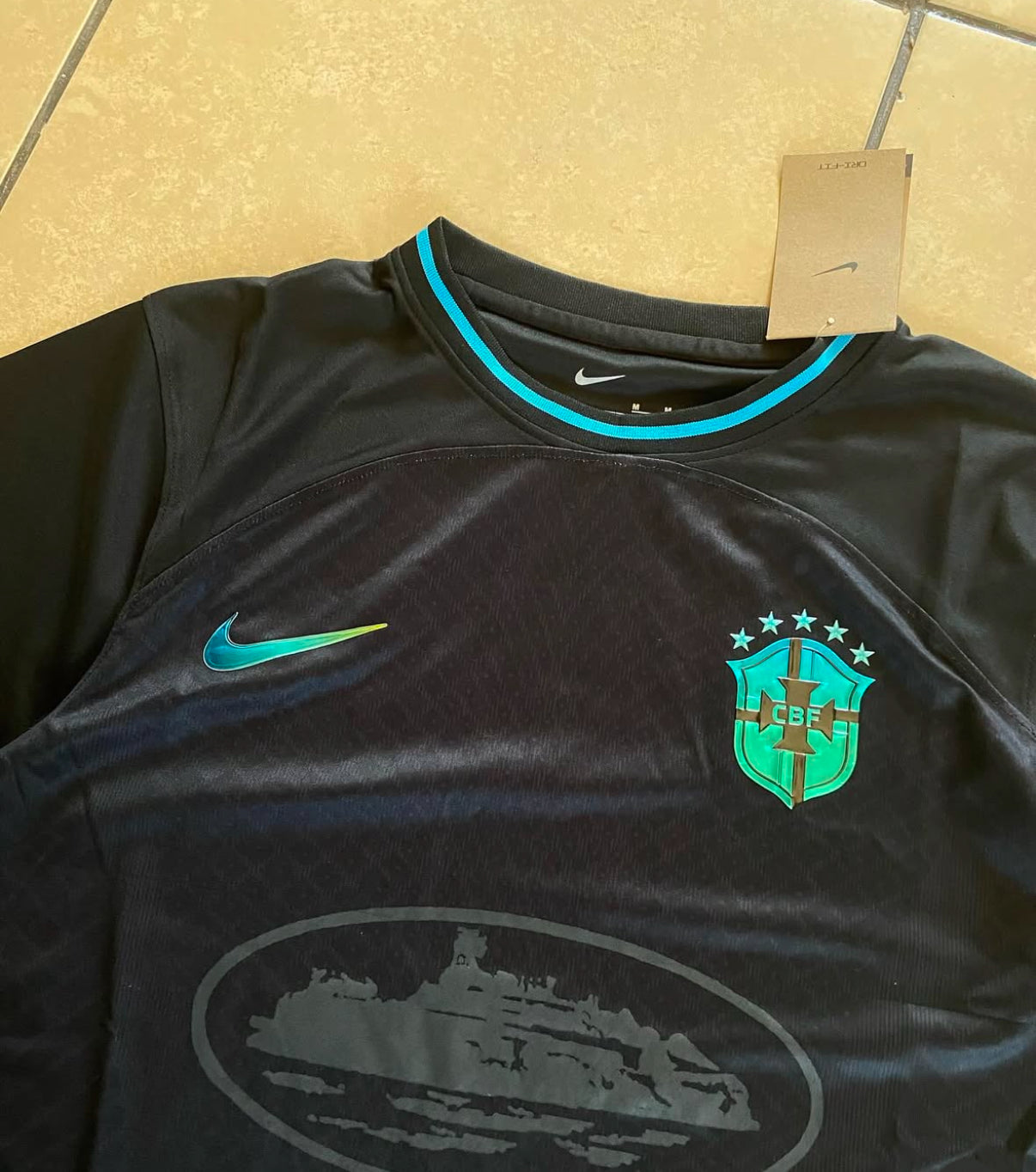 Brazil x Corteiz Limited Black Edition jersey - Image 3
