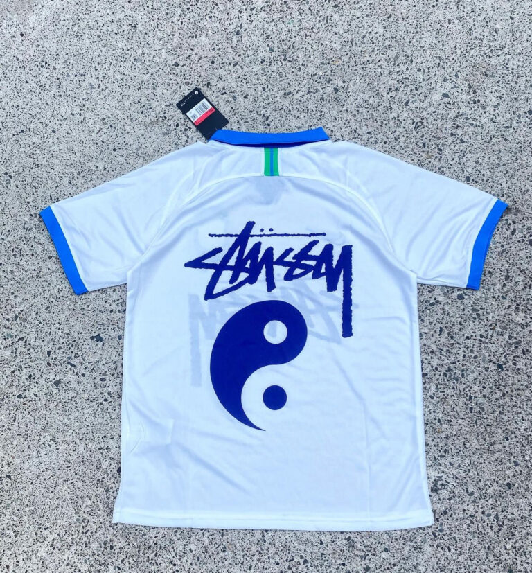 Alternative view of Brazil white and Blue 2019 Stussy Special Edition