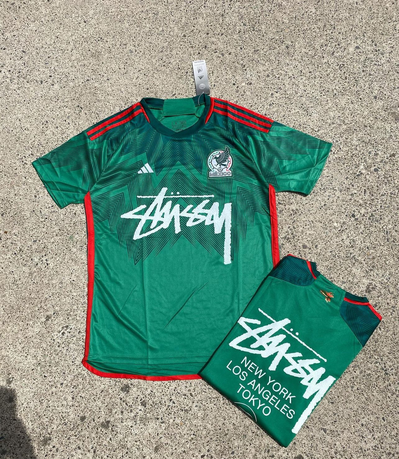 23/24 Mexico X Stussy Special Edition football jersey - Image 3