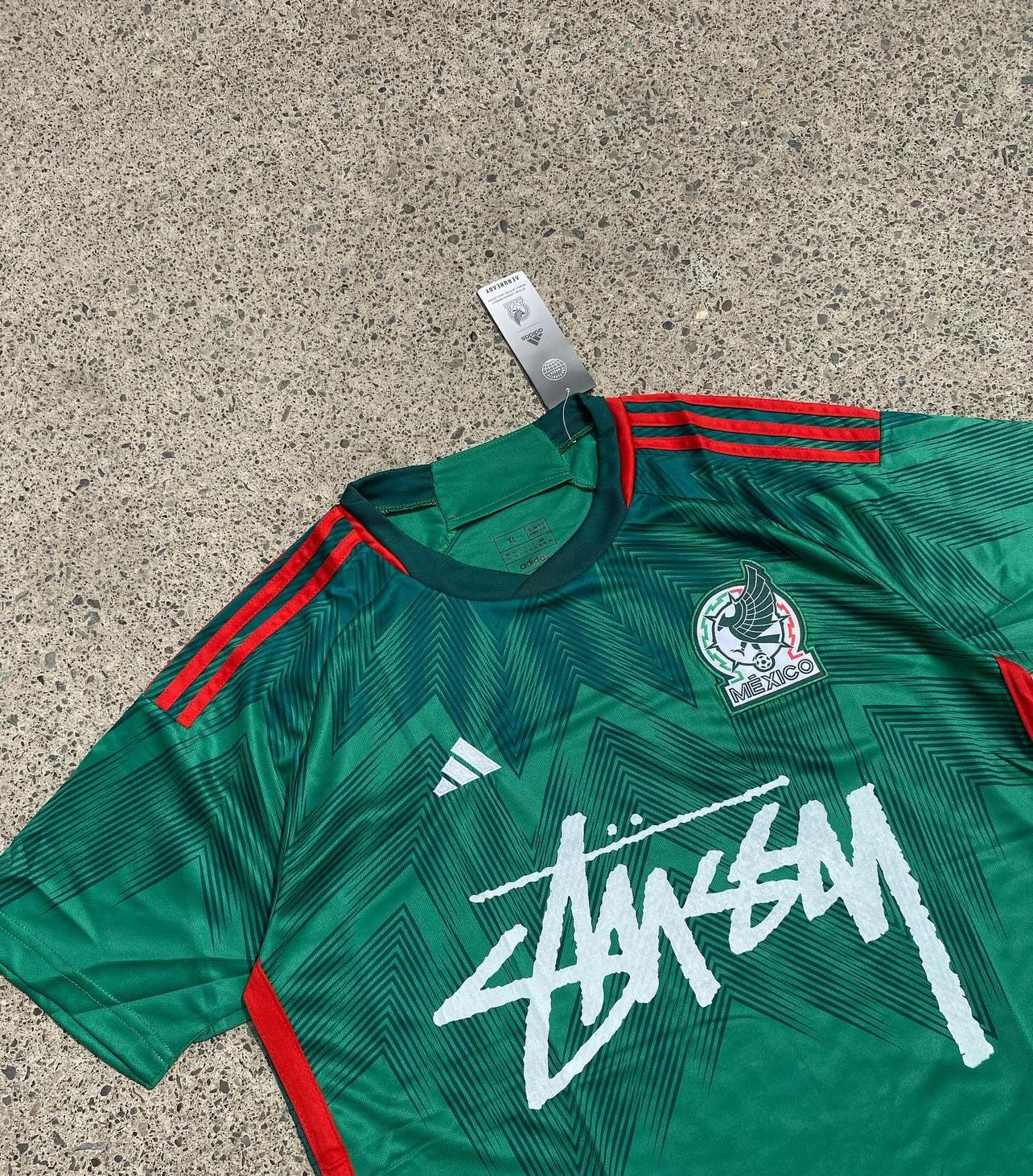 23/24 Mexico X Stussy Special Edition football jersey - Image 6