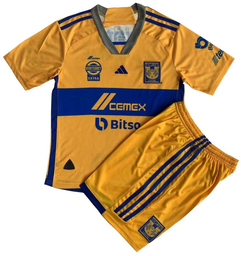 Alternative view of Tigres UANL 2023/24 Infant Home Shirt & Shorts Set