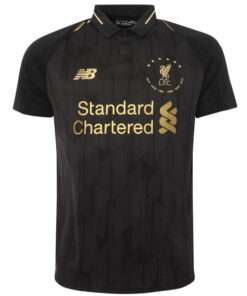 Liverpool Black 6 Time Euro Champions Shirt 18/19