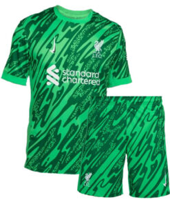 Liverpool Green Goalkeeper Kids Kit 24/25