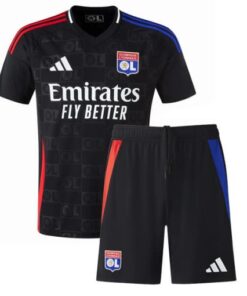 Olympique Lyon 2024/25 Infant Away Shirt & Shorts Set