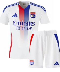 Olympique Lyon 2024/25 Infant Home Shirt & Shorts Set