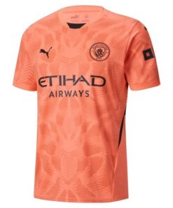 Manchester City 2024/25 Men’s Orange Goalkeeper Shirt