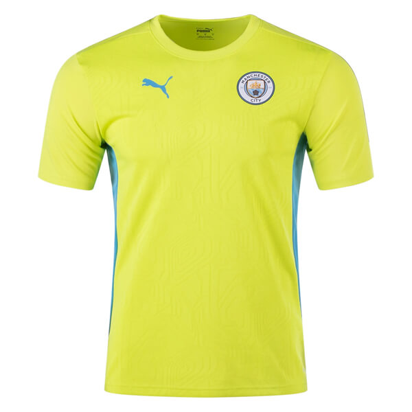 Manchester City Pre Match Training Top – Yellow