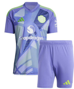 Manchester United Home Goalkeeper Kids Kit 24/25