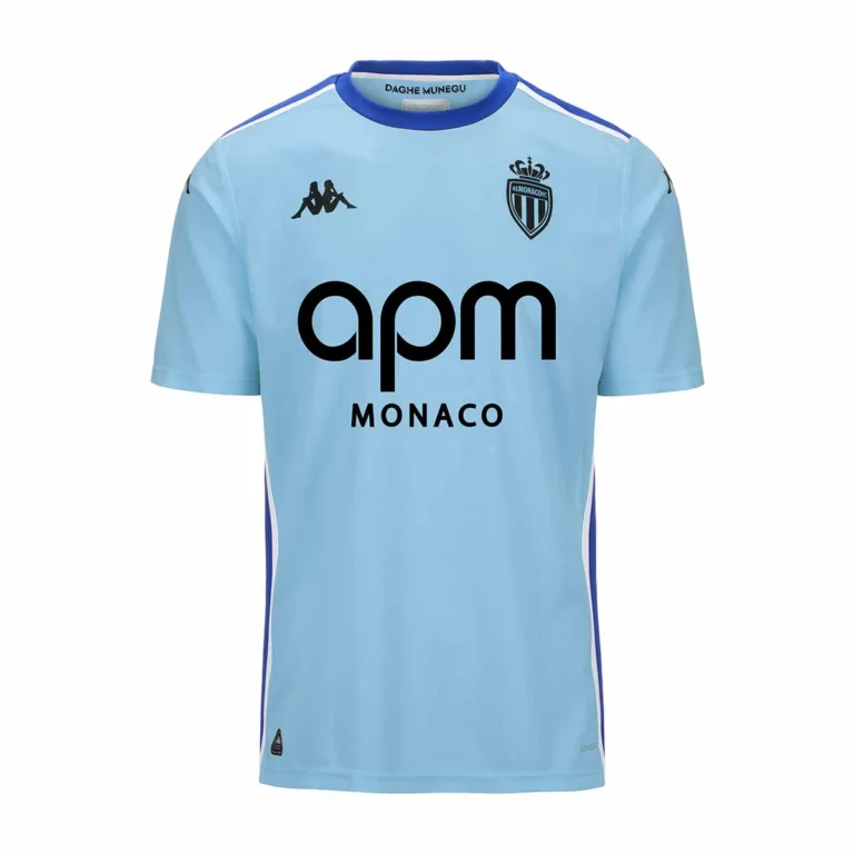 Alternative view of AS Monaco 2024/25 Men’s Blue Goalkeeper Shirt