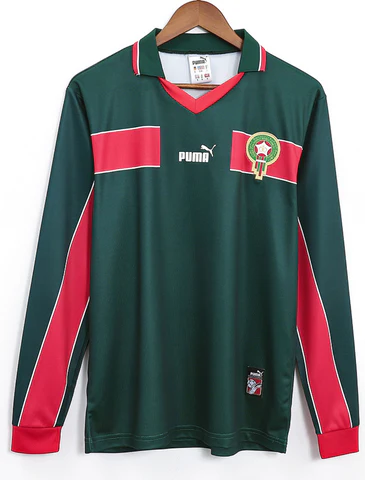 Morocco home green Retro 1998 Long Sleeve