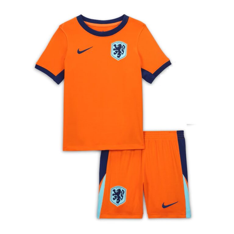 Alternative view of Nike Netherlands 2024 Infant Home Stadium Shirt & Shorts Set