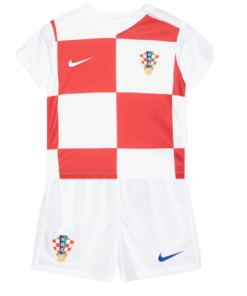 Croatia 2024 Infant Home Stadium Shirt & Shorts Set