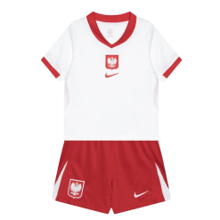 Poland 2024 Infant Home Stadium Shirt & Shorts Set - Image 4