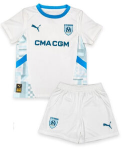 Alternative view of Olympique Marseille 2024/25 Infant Home Shirt & Shorts Set