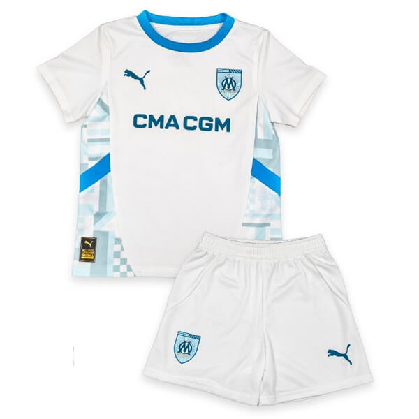 Olympique Marseille 2024/25 Infant Home Shirt & Shorts Set - Image 2
