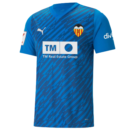 Valencia 2023/24 Men’s Blue Goalkeeper Shirt