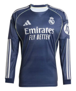 Real Madrid Away Long Sleeve Shirt 25/26