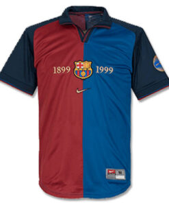 Retro FC Barcelona Centenary Home Shirt 1999