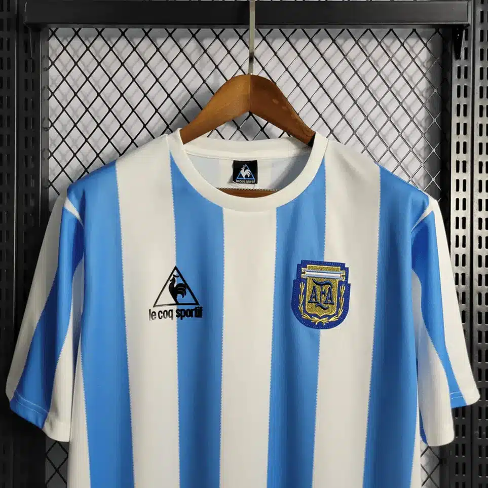 Retro Argentina Home Shirt 1986 - Image 3