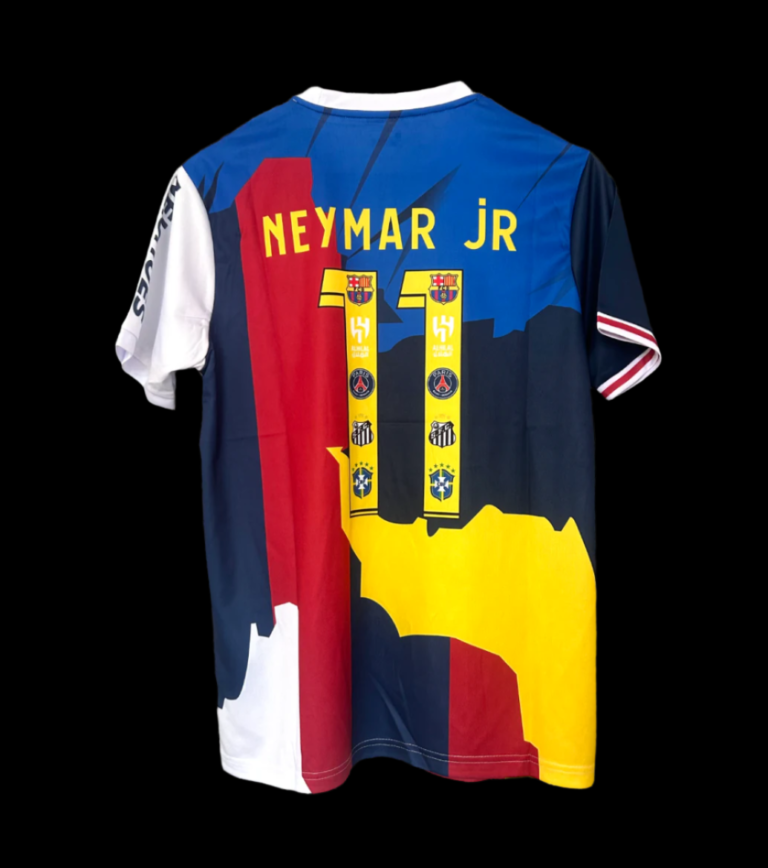 Alternative view of Neymar All teams jersey