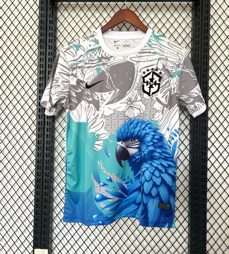 Alternative view of Brazil Blue Parrot Jersey Special Edition 2026
