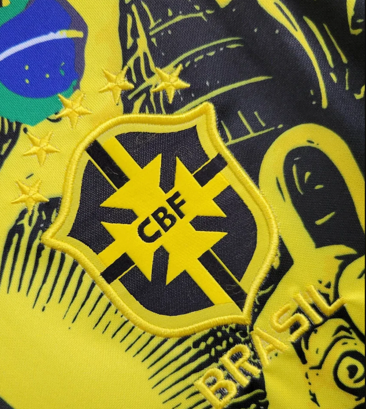 Brazil Jesus x Corteiz Special Edition Yellow Kit - Image 3