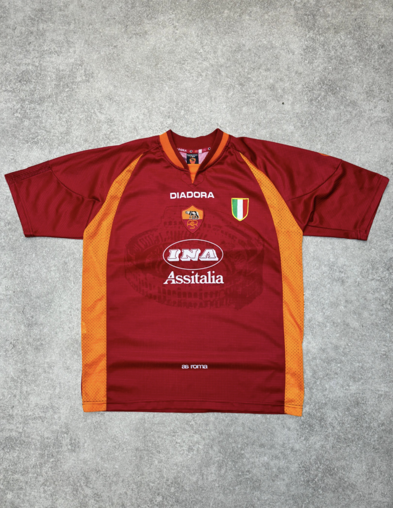 Alternative view of As Roma 1997/1998 Home Retro Jersey