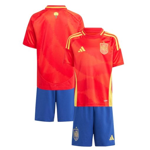 Adidas Spain 2024 Infant Home Shirt & Shorts Set - Image 3