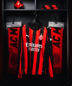 Alternative view of AC Milan 25/26 Home Longsleeve Jersey