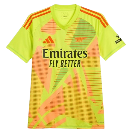 Arsenal 2024/25 Men’s Yellow Goalkeeper Shirt